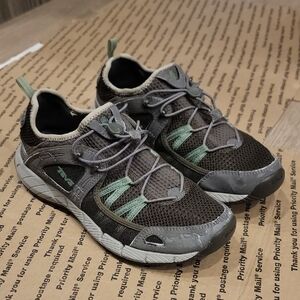 Teva Gray and Green Sporty Footwear